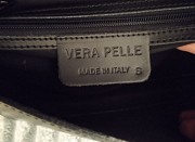 Жіноча шкіряна сумка крос - боді. Vera Pelle . Made in Italy доставка из г.Володарка