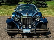 041 Ретро авто синий Ford Mustang Zimmer аренда прокат на свадьбу съемки Киев
