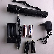 Ліхтар акумуляторний тактичний, багатофункціональний тактичний ліхтарик (відлякувач) Police Bl-1103 Львів