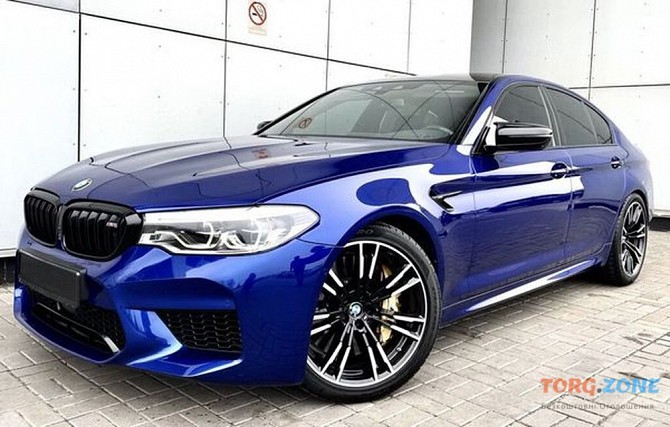193 BMW M5 F90 Competition синий прокат спортивных авто без водителя Киев - изображение 1