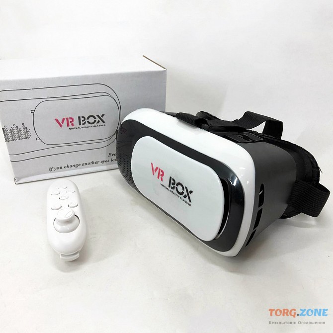 Окуляри віртуальної реальності з пультом VR BOX G2 для смартфонів з діагоналлю екранів від 4 до 6 дю Львів - зображення 1