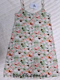 Жіноча нічна сорочка на тонкій бретелі "blossoms" (арт. LDK 112/47/01) Кривий Ріг