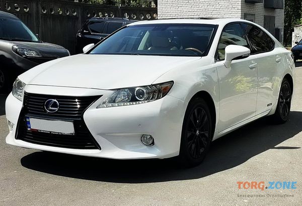 305 Lexus ES 300 Hybrid белый аренда авто бизнес класс на свадьбу Киев - изображение 1