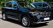 036 BMW X3 черный внедорожник на прокат без водителя аренда с водителем Київ