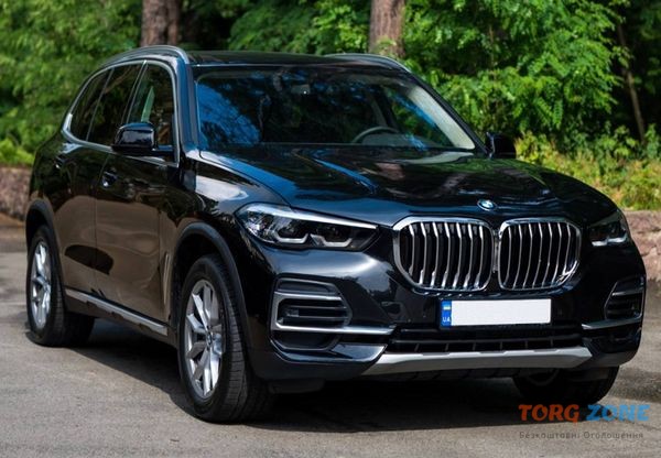 040 BMW X5 черный внедорожник на прокат без водителя аренда с водителем Київ - зображення 1