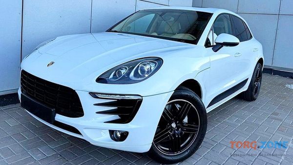 042 Bнедорожник Porsche Macan S белый прокат аренда с водителем без водителя Київ - зображення 1