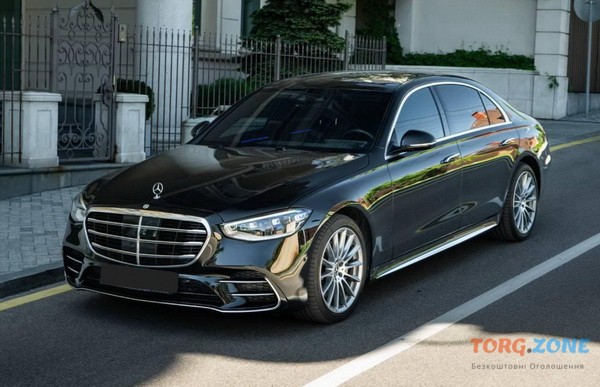 058 Аренда Mercedes S class W 223 S 400d 4 matic на свадьбу c водителем Киев - изображение 1