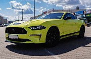 128 Ford Mustang GT 3.7 салатовый спорткар заказ аренда с водителем на съемки к Київ