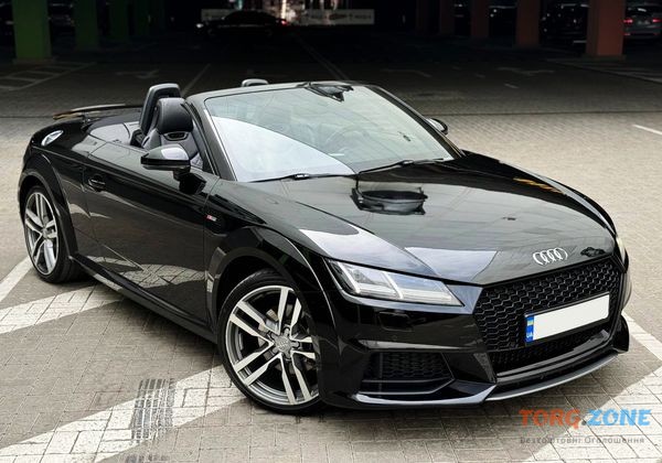 362 Audi TT S-line Quttro черный прокат аренда кабриолета для фотосессии Київ - зображення 1