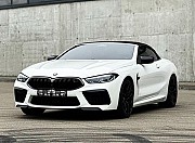 143 Прокат кабриолета на свадьбу съемки BMW M8 Cabrio белая без водителя Київ