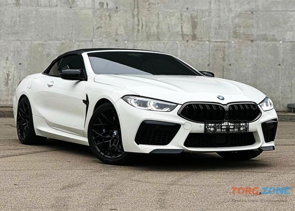 143 Прокат кабриолета на свадьбу съемки BMW M8 Cabrio белая без водителя Киев - изображение 1
