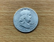 США ½ доллара (50 центов), 1949 (S) Ben Franklin Half Dollar, ag 0.900 доставка из г.Хмельницкий