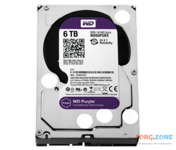 Wd60purx Жорсткий диск 6Тб Ужгород - зображення 1