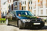 118 Аренда авто на свадьбу BMW 745L черный прокат Київ