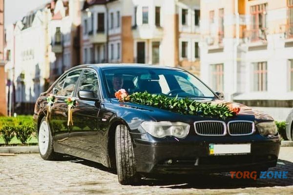 118 Аренда авто на свадьбу BMW 745L черный прокат Киев - изображение 1