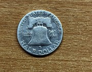 США ½ доллара (50 центов), 1951 (S) Ben Franklin Half Dollar, Ag 0.900 доставка із м.Хмельницький
