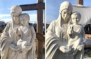 Восстановление духовного наследия: реставрация скульптур апостола Павла и девы Марии Київ