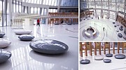 Художественная мебель в форме гальки для торговых центров под заказ. Київ
