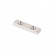 Магніт під потай 40x10x5mm-7/3.5mm х 2 отвори. доставка из г.Запорожье