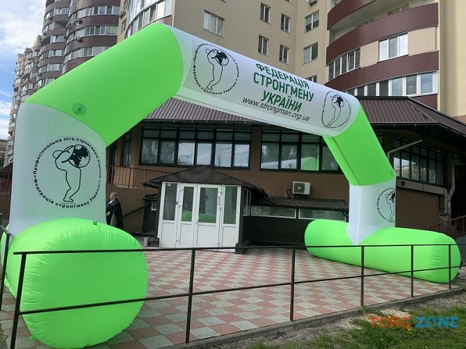 Надувные арки для мероприятий с сублимационной печатью Київ - зображення 1