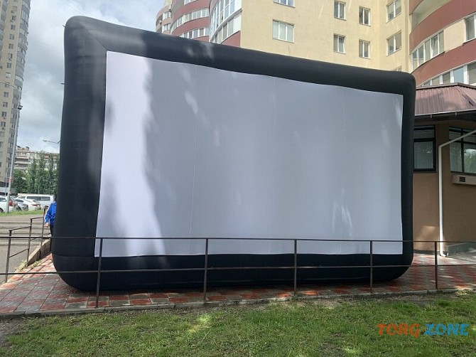 Надувной экран для уличного кинотеатра Киев - изображение 1
