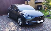 075 Tesla Model X серая электрический внедорожник арендовать на свадьбу съемки Київ