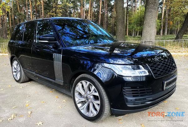 224 Range Rover Vogue 4, 4d черный на прокат без водителя с водителем Київ - зображення 1