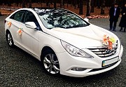 165 Hyundai Sonata белая 2013 аренда авто Київ