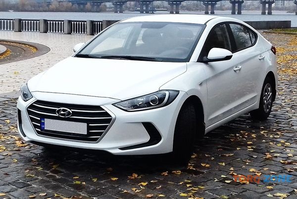 167 Hyundai Elantra 2018 белая аренда Киев - изображение 1