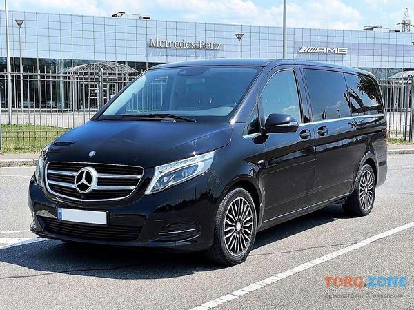 257 Микроавтобус Mercedes V класс 2019 год заказать в аренду с водителем Киев - изображение 1