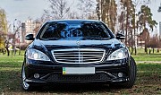 095 Mercedes W221 S550l AMG black аренда авто Мерседес Київ