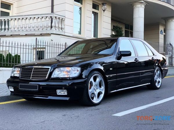 117 Mercedes Benz W140 S7.3 V12 Brabus черный прокат аренда Киев - изображение 1