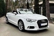 362 Audi A3 Cabrio белый прокат аренда кабриолета на свадьбу Киев