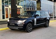 221 Внедорожник Range Rover Long синий аренда прокат без водителя Киев