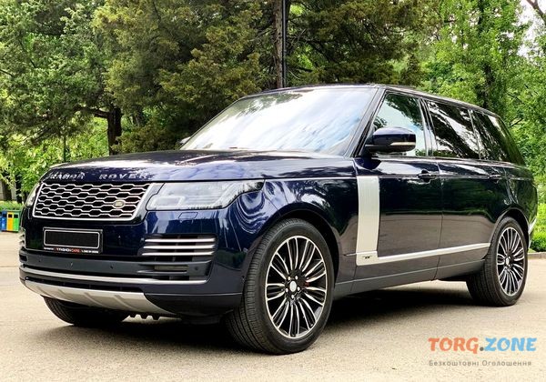 221 Внедорожник Range Rover Long синий аренда прокат без водителя Київ - зображення 1
