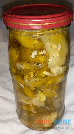 Огірковий салат на зиму домшній у власному соку Чернігів - зображення 1