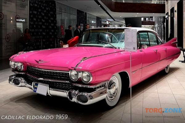 429 Ретро авто розовый Cadillac Coupe Deville аренда прокат на свадьбу съемки Киев - изображение 1