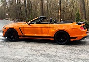 059 Ford Mustang GT оранжевый кабриолет заказ авто на прокат без водителя Київ