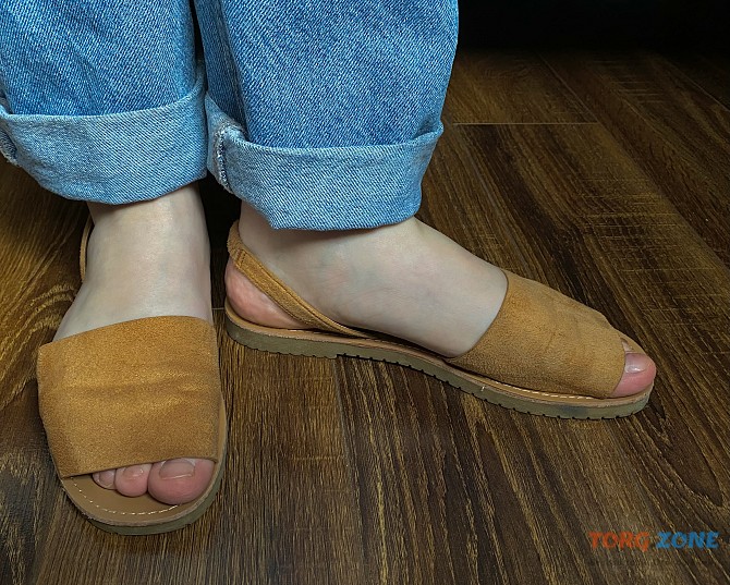 Босоніжки жіночі, жіночі сандалі замш, літні жіночі сандалі Львов - изображение 1