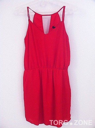 Платье красное новое "banana Republic" размер 8P состав 100% polyester Киев - изображение 1