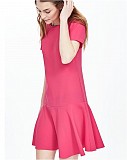 Платье розовое c воланом новое "Banana Republic" размер 4 состав 100% polyester Київ