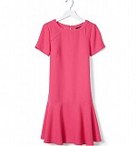Платье розовое c воланом новое "Banana Republic" размер 4 состав 100% polyester Киев