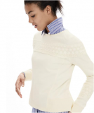 Пуловер с кружевной отделкой белый новый "banana Republic" размер М/m состав 100% cotton Київ