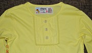 Продам б/у жёлтую футболку ТМ «sela» с длинным рукавом на девочку доставка із м.Харків