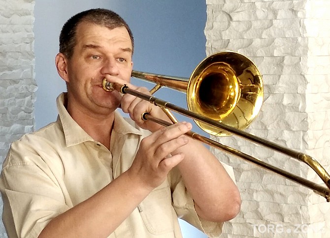 Репетитор уроки музыки обучение игре тромбон труба блок-флейта с нуля для взрослых и детей Київ - зображення 1