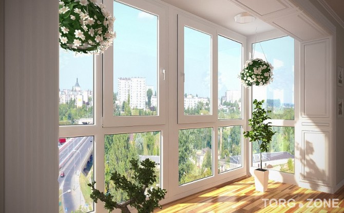 Металопластикові вікна, балкони, лоджії. Французькі балкони. Киев - изображение 1
