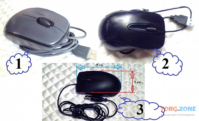 Мышка компьютерная USB Logitech M-90 & Fc-rx839m & W460194 Николаев - изображение 1